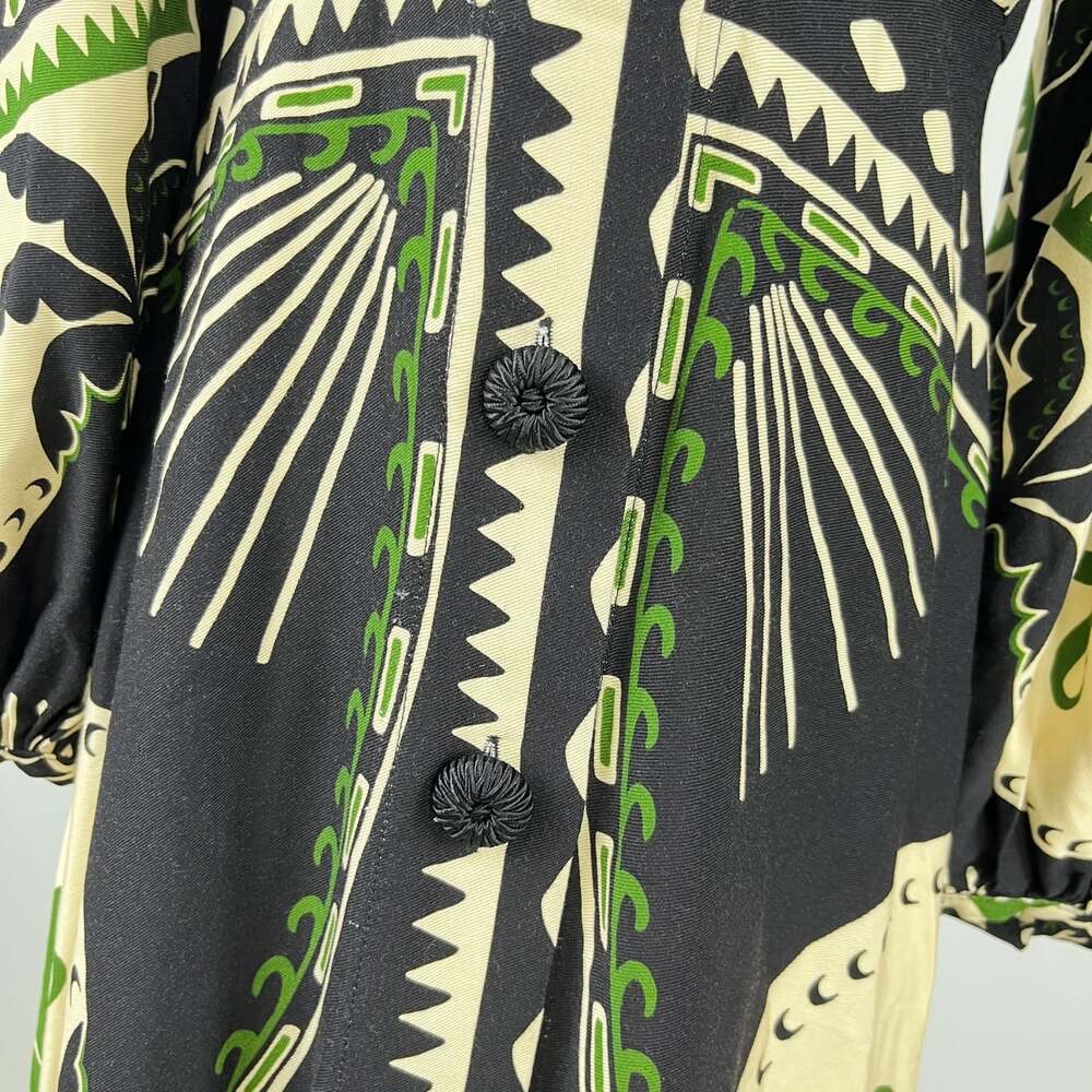 NWOT Farm Rio Mystic Scarf Floral Long Sleeve V Neck Maxi Dress Size XS - Picture 5 of 13